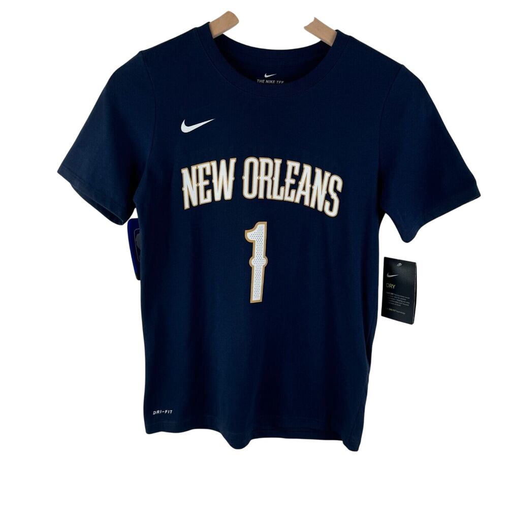 Nike New Orleans Pelicans Zion Williamson Dri-FIT Youth T-Shirt Medium‎ 10/12